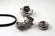 Wasserpumpe + Keilrippenriemensatz HEPU PK03410