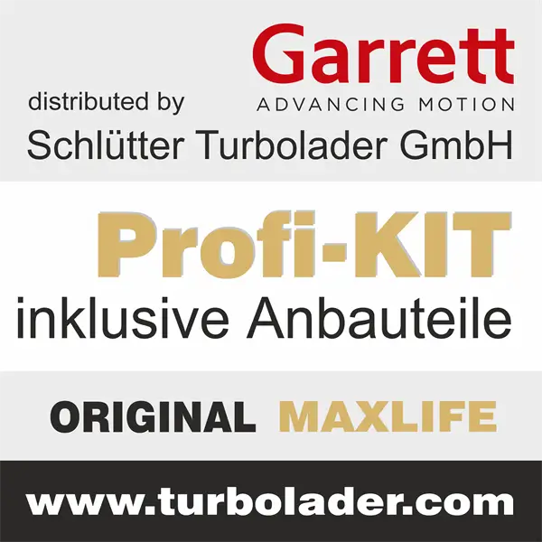 Lader, Aufladung SCHLÜTTER TURBOLADER 166-00921MAX D