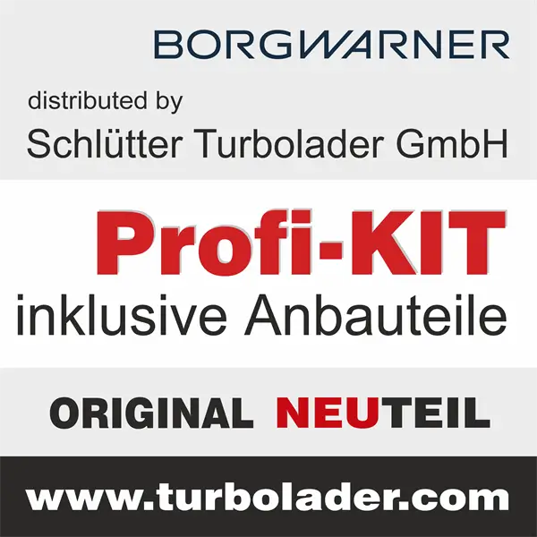 Lader, Aufladung SCHLÜTTER TURBOLADER 166-01695