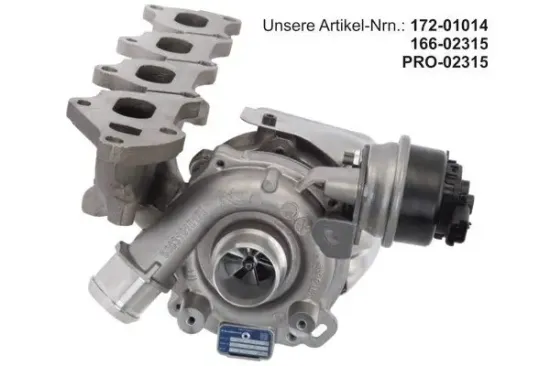 Lader, Aufladung SCHLÜTTER TURBOLADER 172-01014 Bild Lader, Aufladung SCHLÜTTER TURBOLADER 172-01014