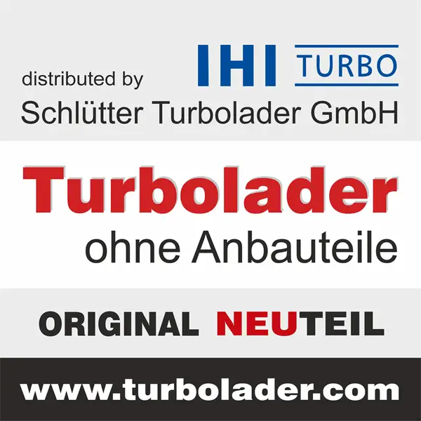Lader, Aufladung SCHLÜTTER TURBOLADER 172-00136