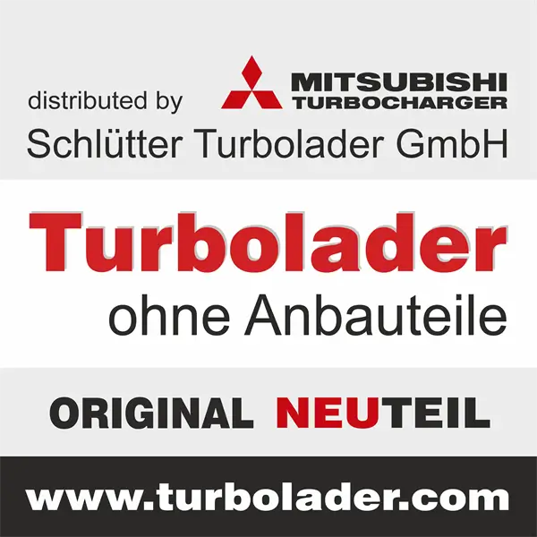 Lader, Aufladung SCHLÜTTER TURBOLADER 172-00669