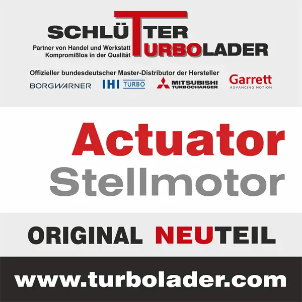 Ladedruckregelventil SCHLÜTTER TURBOLADER 173-00120