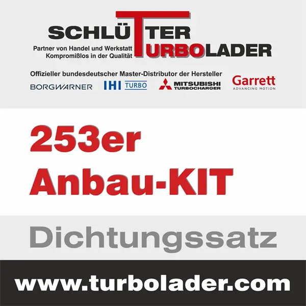 Montagesatz, Lader SCHLÜTTER TURBOLADER 253-19158S