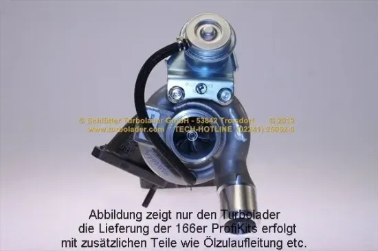 Lader, Aufladung SCHLÜTTER TURBOLADER 166-00045 Bild Lader, Aufladung SCHLÜTTER TURBOLADER 166-00045