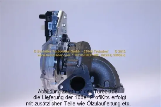 Lader, Aufladung SCHLÜTTER TURBOLADER 166-00055 Bild Lader, Aufladung SCHLÜTTER TURBOLADER 166-00055