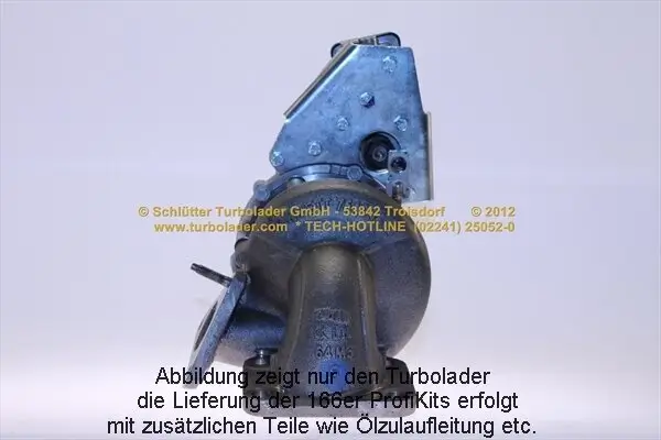 Lader, Aufladung SCHLÜTTER TURBOLADER 166-00055EOL Bild Lader, Aufladung SCHLÜTTER TURBOLADER 166-00055EOL