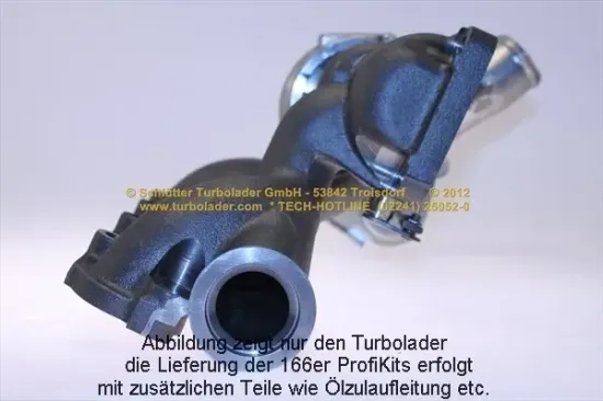 Lader, Aufladung SCHLÜTTER TURBOLADER 166-00175 Bild Lader, Aufladung SCHLÜTTER TURBOLADER 166-00175