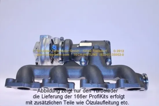 Lader, Aufladung SCHLÜTTER TURBOLADER 166-00175 Bild Lader, Aufladung SCHLÜTTER TURBOLADER 166-00175
