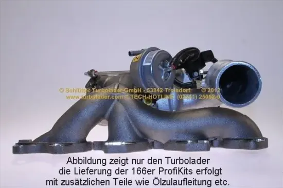Lader, Aufladung SCHLÜTTER TURBOLADER 166-00226 Bild Lader, Aufladung SCHLÜTTER TURBOLADER 166-00226
