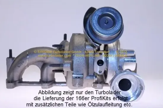 Lader, Aufladung SCHLÜTTER TURBOLADER 166-00270 Bild Lader, Aufladung SCHLÜTTER TURBOLADER 166-00270