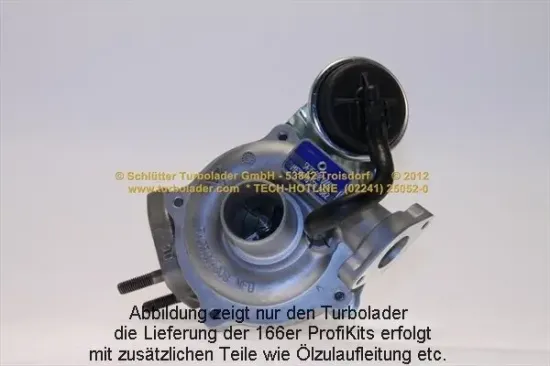 Lader, Aufladung SCHLÜTTER TURBOLADER 166-00295 Bild Lader, Aufladung SCHLÜTTER TURBOLADER 166-00295