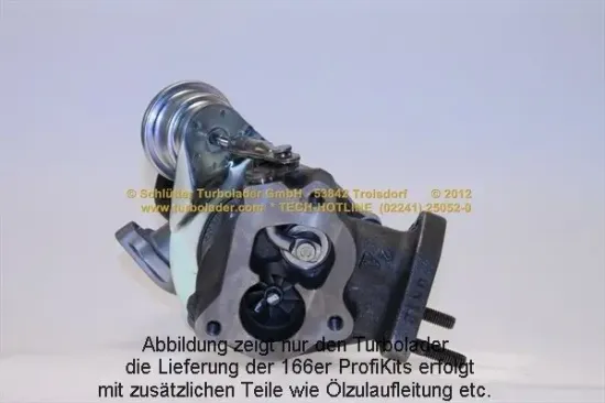 Lader, Aufladung SCHLÜTTER TURBOLADER 166-00295 Bild Lader, Aufladung SCHLÜTTER TURBOLADER 166-00295