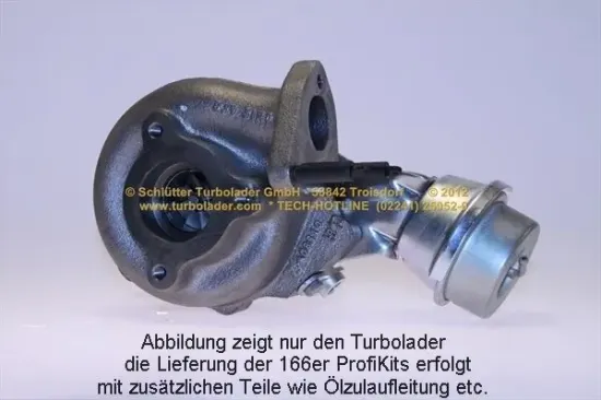 Lader, Aufladung SCHLÜTTER TURBOLADER 166-00316 Bild Lader, Aufladung SCHLÜTTER TURBOLADER 166-00316