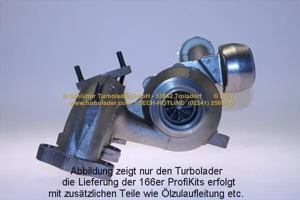 Lader, Aufladung SCHLÜTTER TURBOLADER 166-00320EOL D Bild Lader, Aufladung SCHLÜTTER TURBOLADER 166-00320EOL D