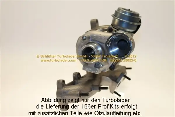 Lader, Aufladung SCHLÜTTER TURBOLADER 166-00320EOL D Bild Lader, Aufladung SCHLÜTTER TURBOLADER 166-00320EOL D