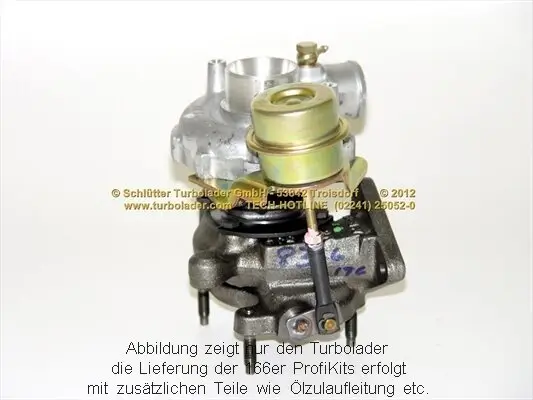 Lader, Aufladung SCHLÜTTER TURBOLADER 166-00500 Bild Lader, Aufladung SCHLÜTTER TURBOLADER 166-00500