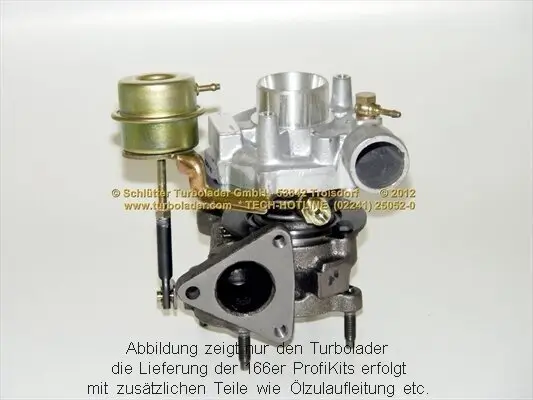 Lader, Aufladung SCHLÜTTER TURBOLADER 166-00500 Bild Lader, Aufladung SCHLÜTTER TURBOLADER 166-00500