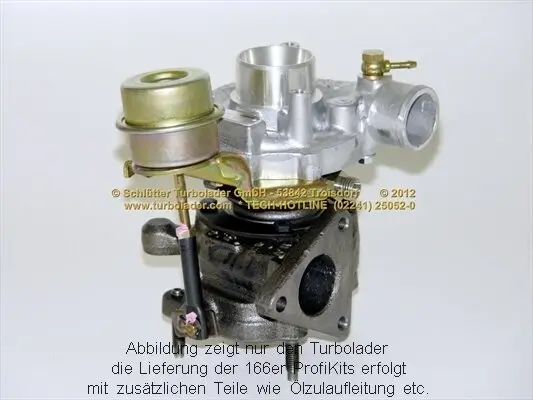 Lader, Aufladung SCHLÜTTER TURBOLADER 166-00610EOL Bild Lader, Aufladung SCHLÜTTER TURBOLADER 166-00610EOL