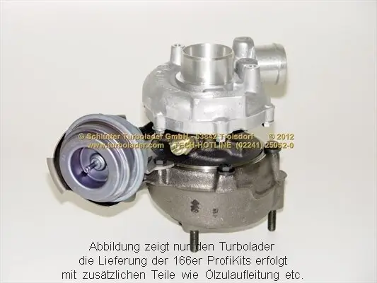 Lader, Aufladung SCHLÜTTER TURBOLADER 166-00620 Bild Lader, Aufladung SCHLÜTTER TURBOLADER 166-00620