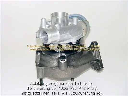 Lader, Aufladung SCHLÜTTER TURBOLADER 166-00620 Bild Lader, Aufladung SCHLÜTTER TURBOLADER 166-00620