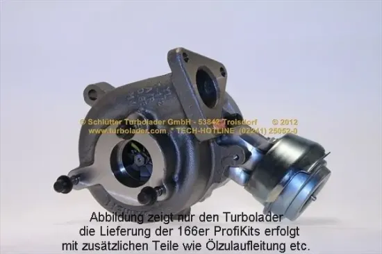Lader, Aufladung SCHLÜTTER TURBOLADER 166-00620 Bild Lader, Aufladung SCHLÜTTER TURBOLADER 166-00620