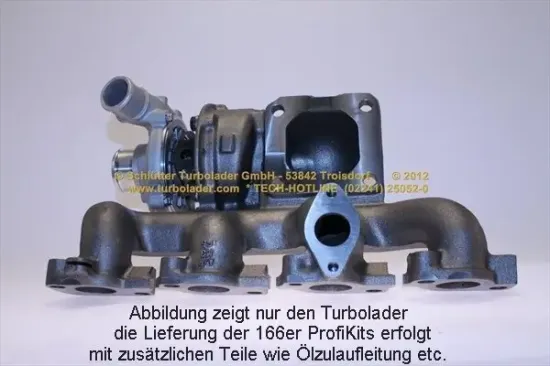 Lader, Aufladung SCHLÜTTER TURBOLADER 166-00730EOL Bild Lader, Aufladung SCHLÜTTER TURBOLADER 166-00730EOL