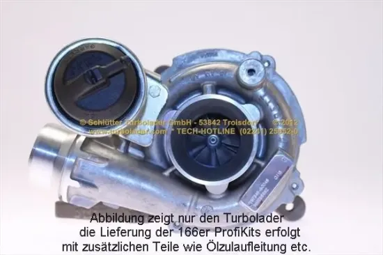 Lader, Aufladung SCHLÜTTER TURBOLADER 166-00820 Bild Lader, Aufladung SCHLÜTTER TURBOLADER 166-00820