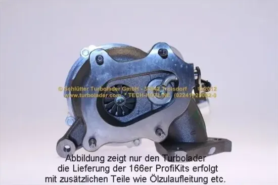 Lader, Aufladung SCHLÜTTER TURBOLADER 166-00820 Bild Lader, Aufladung SCHLÜTTER TURBOLADER 166-00820