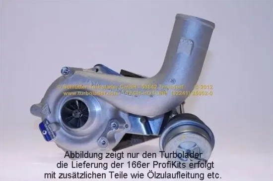 Lader, Aufladung SCHLÜTTER TURBOLADER 166-01020 Bild Lader, Aufladung SCHLÜTTER TURBOLADER 166-01020