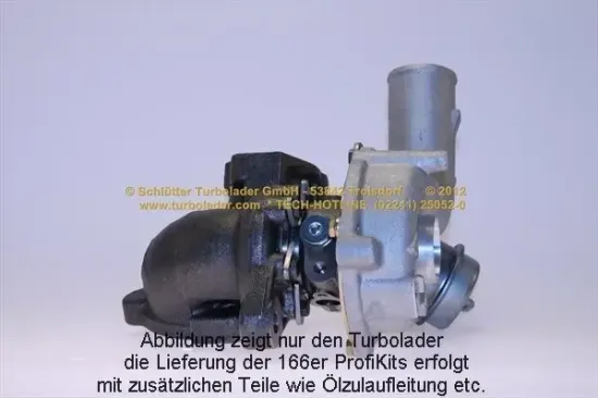 Lader, Aufladung SCHLÜTTER TURBOLADER 166-01020 Bild Lader, Aufladung SCHLÜTTER TURBOLADER 166-01020