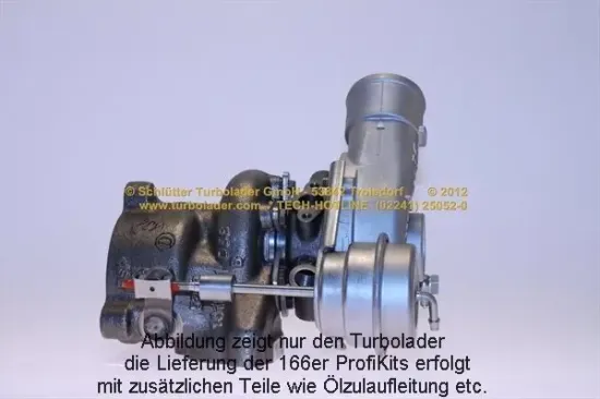Lader, Aufladung SCHLÜTTER TURBOLADER 166-01080EOL Bild Lader, Aufladung SCHLÜTTER TURBOLADER 166-01080EOL