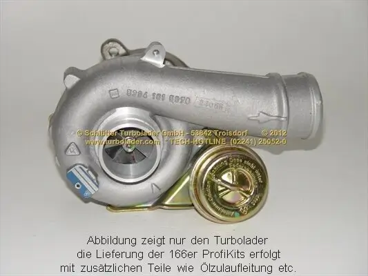 Lader, Aufladung SCHLÜTTER TURBOLADER 166-01120EOL Bild Lader, Aufladung SCHLÜTTER TURBOLADER 166-01120EOL