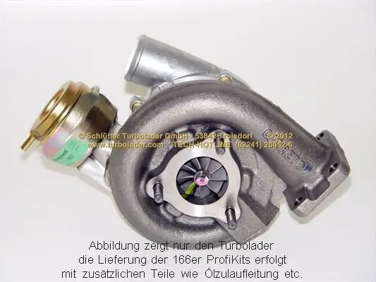 Lader, Aufladung SCHLÜTTER TURBOLADER 166-02330 Bild Lader, Aufladung SCHLÜTTER TURBOLADER 166-02330