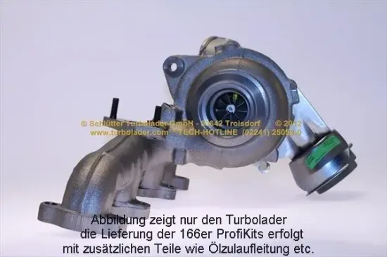 Lader, Aufladung SCHLÜTTER TURBOLADER 166-02590EOL Bild Lader, Aufladung SCHLÜTTER TURBOLADER 166-02590EOL