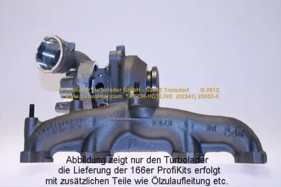 Lader, Aufladung SCHLÜTTER TURBOLADER 166-02701 Bild Lader, Aufladung SCHLÜTTER TURBOLADER 166-02701