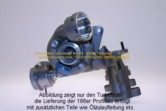 Lader, Aufladung SCHLÜTTER TURBOLADER 166-02701 Bild Lader, Aufladung SCHLÜTTER TURBOLADER 166-02701