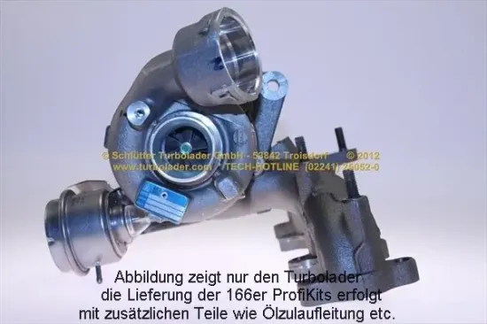 Lader, Aufladung SCHLÜTTER TURBOLADER 166-02791 Bild Lader, Aufladung SCHLÜTTER TURBOLADER 166-02791