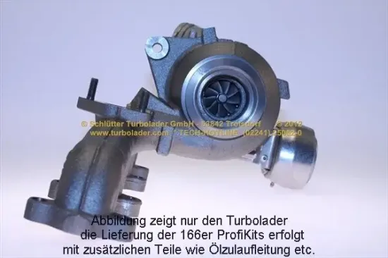 Lader, Aufladung SCHLÜTTER TURBOLADER 166-02791 Bild Lader, Aufladung SCHLÜTTER TURBOLADER 166-02791