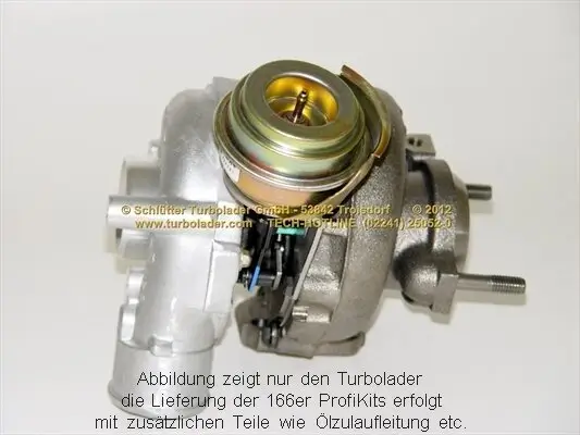 Lader, Aufladung SCHLÜTTER TURBOLADER 166-03001MAX Bild Lader, Aufladung SCHLÜTTER TURBOLADER 166-03001MAX