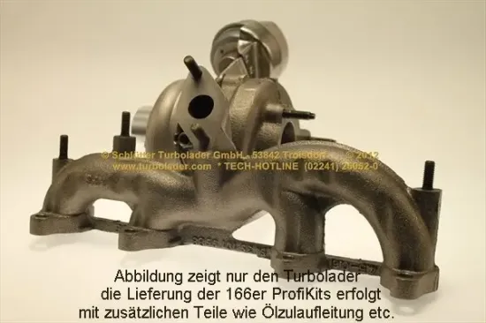 Lader, Aufladung SCHLÜTTER TURBOLADER 166-03080EOL Bild Lader, Aufladung SCHLÜTTER TURBOLADER 166-03080EOL