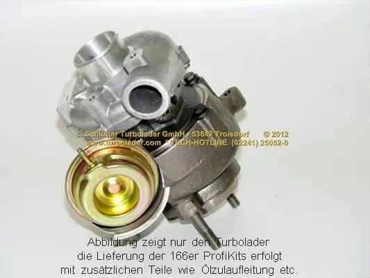 Lader, Aufladung SCHLÜTTER TURBOLADER 166-04025EOL Bild Lader, Aufladung SCHLÜTTER TURBOLADER 166-04025EOL