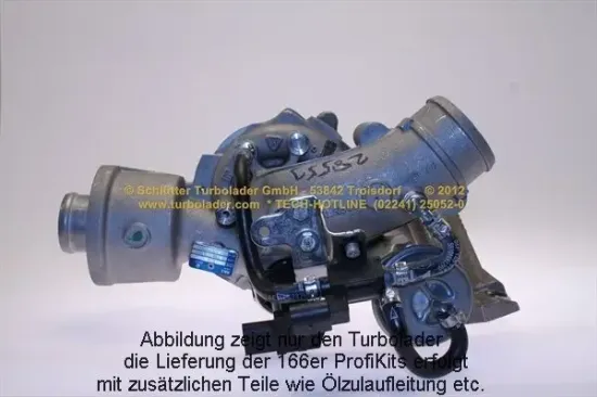 Lader, Aufladung SCHLÜTTER TURBOLADER 166-06040 Bild Lader, Aufladung SCHLÜTTER TURBOLADER 166-06040
