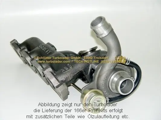 Lader, Aufladung SCHLÜTTER TURBOLADER 166-07010EOL Bild Lader, Aufladung SCHLÜTTER TURBOLADER 166-07010EOL
