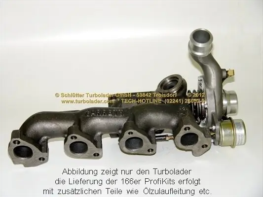 Lader, Aufladung SCHLÜTTER TURBOLADER 166-07010EOL Bild Lader, Aufladung SCHLÜTTER TURBOLADER 166-07010EOL