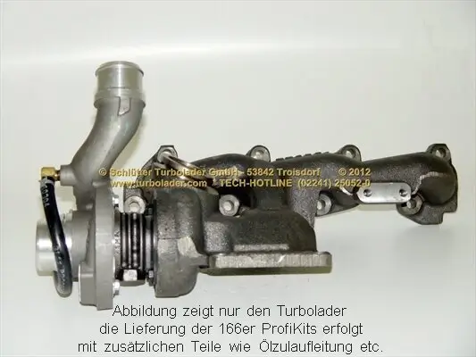 Lader, Aufladung SCHLÜTTER TURBOLADER 166-07010EOL Bild Lader, Aufladung SCHLÜTTER TURBOLADER 166-07010EOL