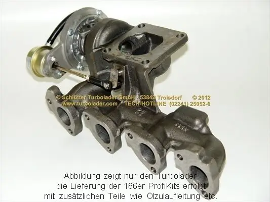 Lader, Aufladung SCHLÜTTER TURBOLADER 166-07010EOL Bild Lader, Aufladung SCHLÜTTER TURBOLADER 166-07010EOL