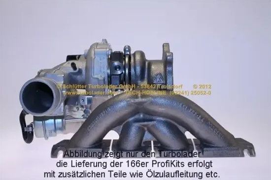 Lader, Aufladung SCHLÜTTER TURBOLADER 166-09020 Bild Lader, Aufladung SCHLÜTTER TURBOLADER 166-09020