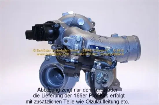 Lader, Aufladung SCHLÜTTER TURBOLADER 166-09020 Bild Lader, Aufladung SCHLÜTTER TURBOLADER 166-09020