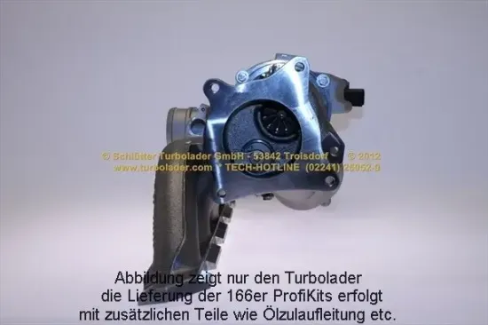Lader, Aufladung SCHLÜTTER TURBOLADER 166-09020 Bild Lader, Aufladung SCHLÜTTER TURBOLADER 166-09020